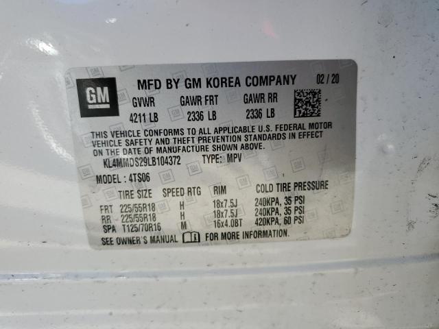 KL4MMDS29LB104372 Buick Encore Gx Select