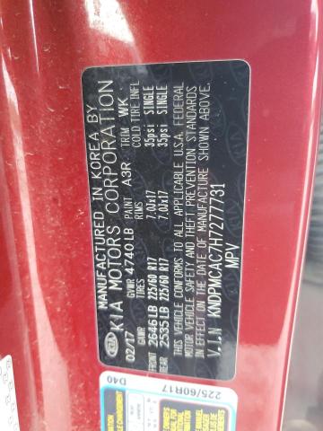 KNDPMCAC7H7277731 KIA Sportage Lx