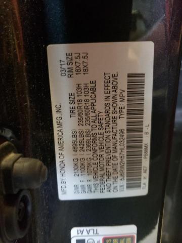 5J6RW2H57HL032496 Honda CR-V EX