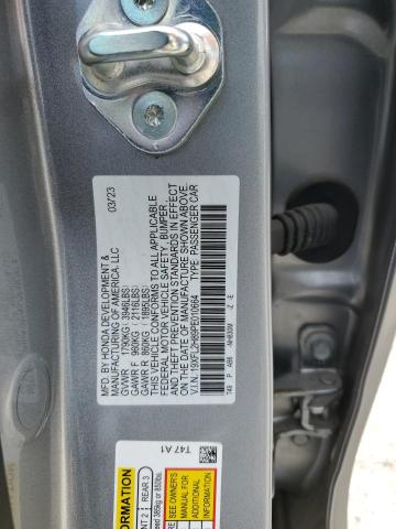 19XFL2H89PE010664 Honda Civic Sport