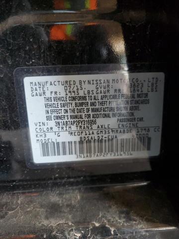 3N1AB7AP2FY316956 Nissan SENTRA S