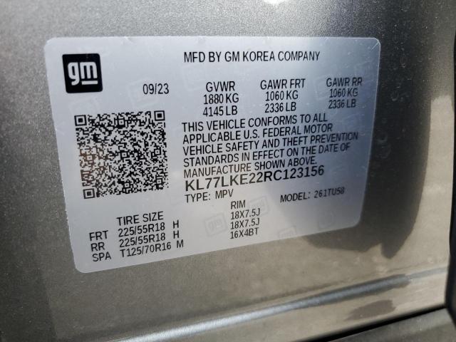 KL77LKE22RC123156 Chevrolet Trax Activ