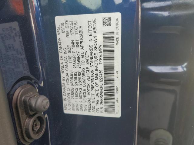 2HKRW6H34JH227459 Honda CR-V LX