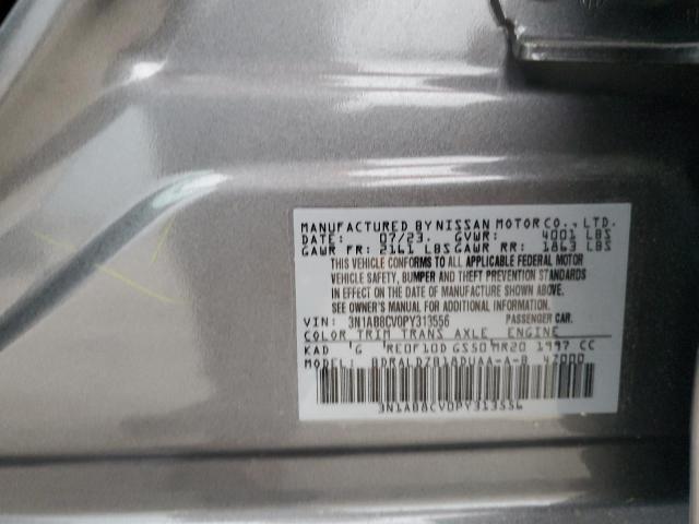 3N1AB8CV0PY313556 Nissan SENTRA SV