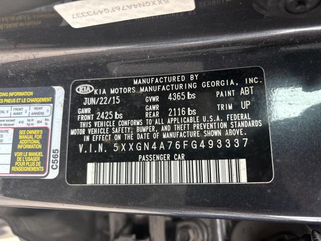 5XXGN4A76FG493337 KIA OPTIMA EX