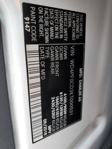 WD4PF0CD3KT000531 Mercedes-Benz Sprinter 2500/3500