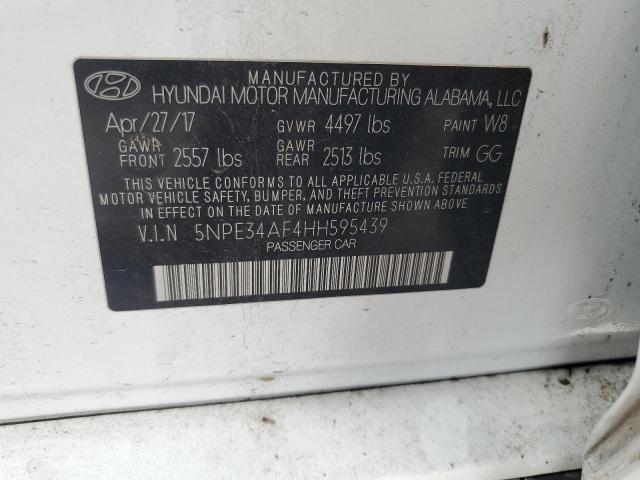 5NPE34AF4HH595439 Hyundai Sonata Sport
