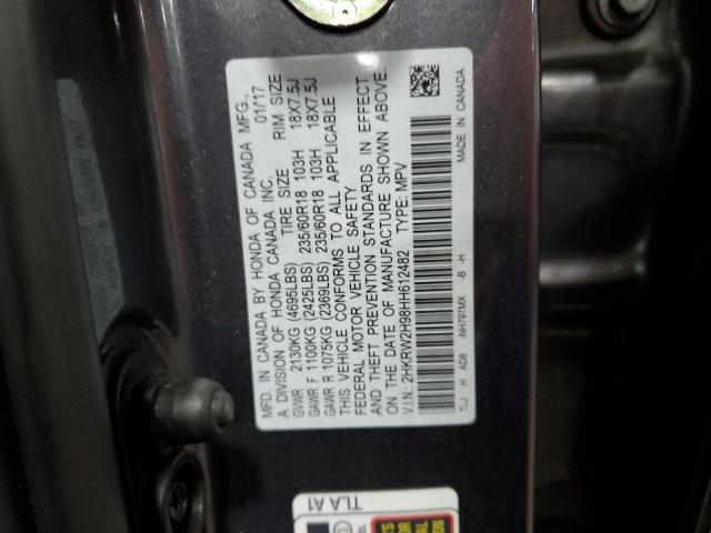 2HKRW2H98HH612482 Honda Cr-v Touring
