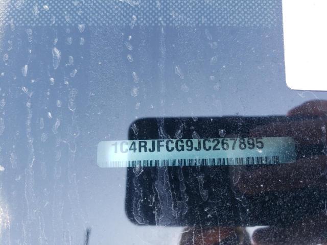 1C4RJFCG9JC267895 Jeep Grand Cherokee Overland