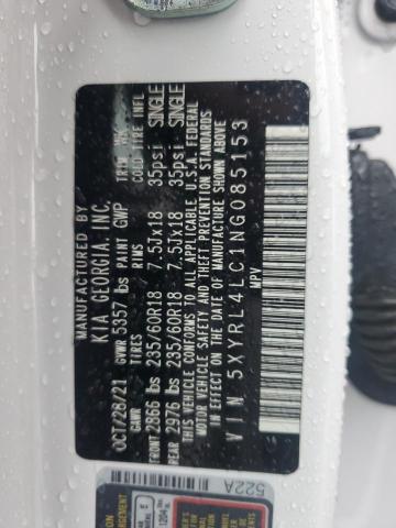 5XYRL4LC1NG085153 KIA SORENTO S