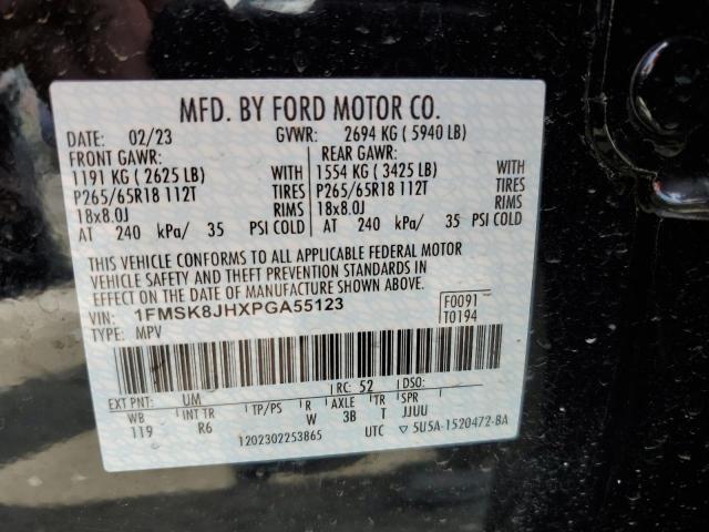 1FMSK8JHXPGA55123 Ford Explorer Timberline