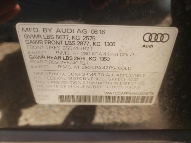 WA1CCAFPXHA003678 Audi Sq5 Premium Plus
