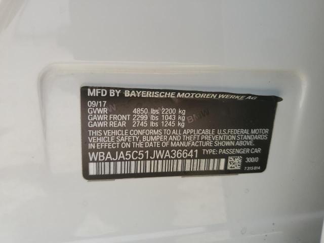 WBAJA5C51JWA36641 BMW 530 I