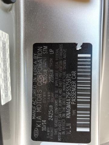 KNAGM4A75F5575970 KIA Optima Lx