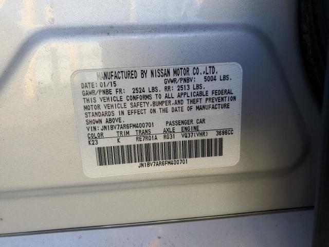 JN1BV7AR6FM400701 Infiniti Q50 BASE