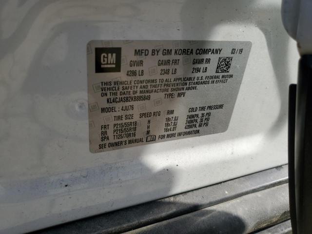KL4CJASB2KB885849 Buick Encore Preferred