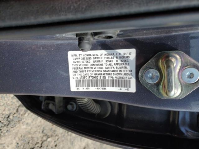 19XFC1F70HE012115 Honda CIVIC EXL