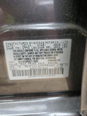 3N1AB7AP5EY318425 Nissan SENTRA S