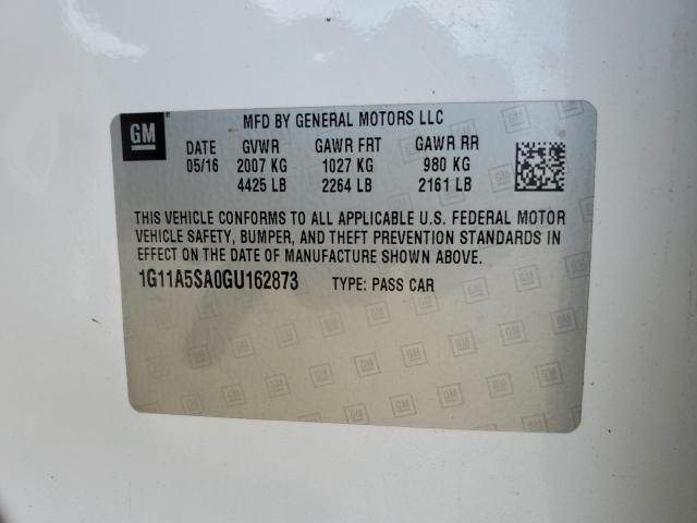 1G11A5SA0GU162873 Chevrolet Malibu Limited Ls