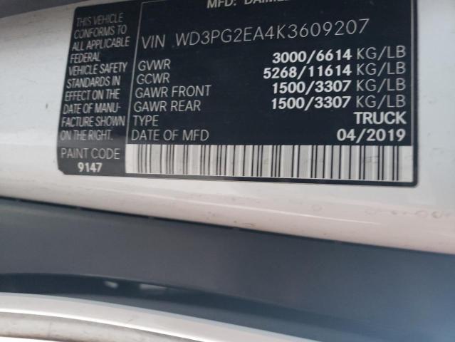 WD3PG2EA4K3609207 Mercedes-Benz Metris