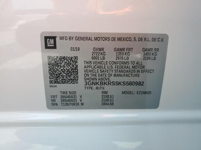 3GNKBKRS5KS580982 Chevrolet Blazer Premier
