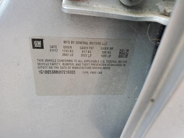 1G1BE5SM6H7216003 Chevrolet CRUZE LT