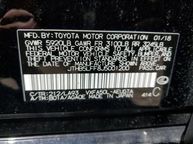 JTHB5LFF8J5001200 Lexus Ls 500