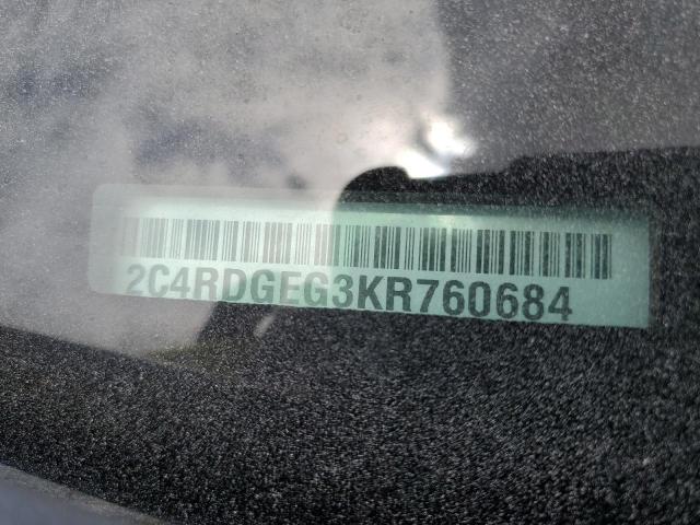 2C4RDGEG3KR760684 Dodge Grand Caravan Gt