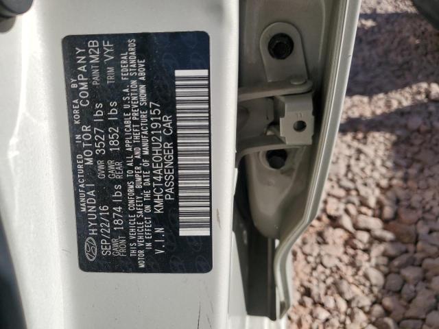KMHCT4AE0HU219157 Hyundai ACCENT SE