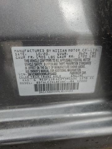 3N1CN8DVXML815403 Nissan VERSA S