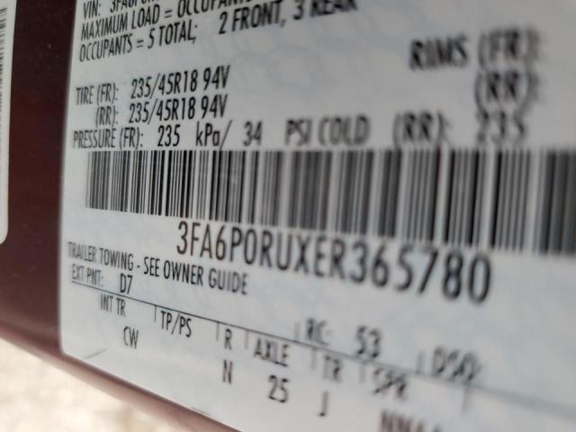 3FA6P0RUXER365780 Ford Fusion Titanium Hev