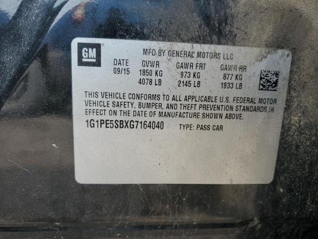 1G1PE5SBXG7164040 Chevrolet Cruze Limited Lt