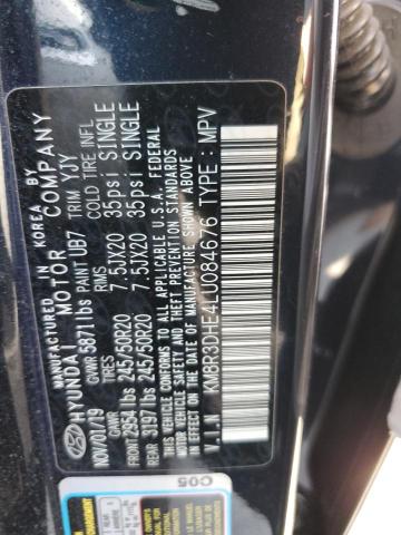 KM8R3DHE4LU084676 Hyundai Palisade Sel