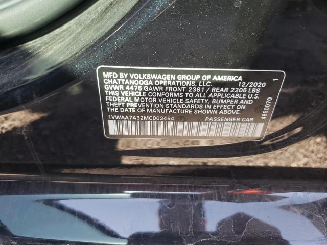 1VWAA7A32MC003454 Volkswagen PASSAT S
