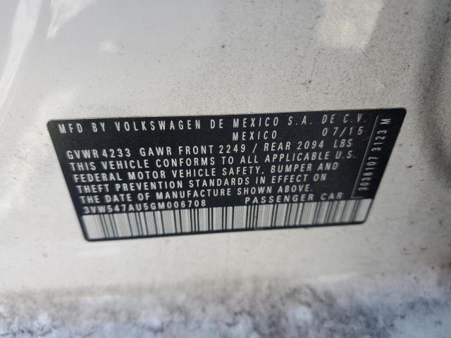 3VW547AU5GM006708 Volkswagen GTI S/SE