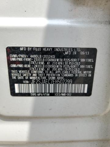 JF2SJAEC7EH502299 Subaru Forester 2.5i Premium