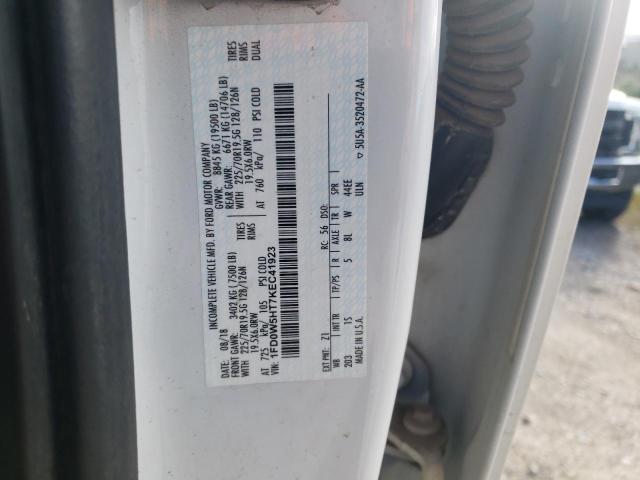 1FD0W5HT7KEC41923 Ford F550 Super Duty