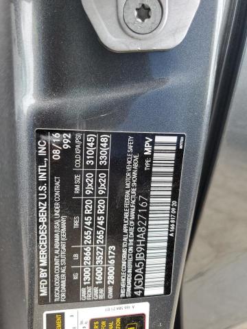 4JGDA5JB9HA827167 Mercedes-Benz GLE 350