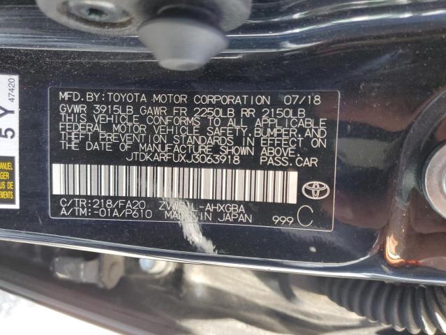 JTDKARFUXJ3063918 Toyota Prius