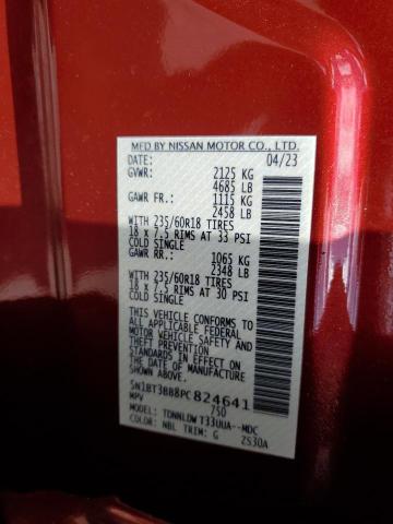 5N1BT3BB8PC824641 Nissan ROGUE SV