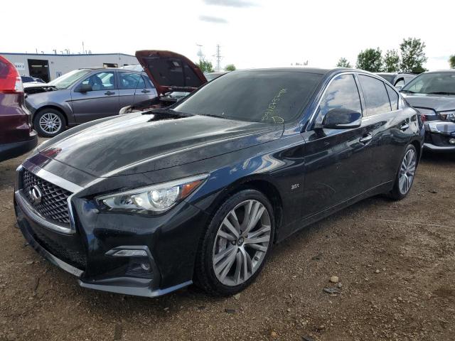 2018 Infiniti Q50 Luxe მანქანა იყიდება აუქციონზე, vin: JN1EV7AR5JM441567, აუქციონის ნომერი: 54187374