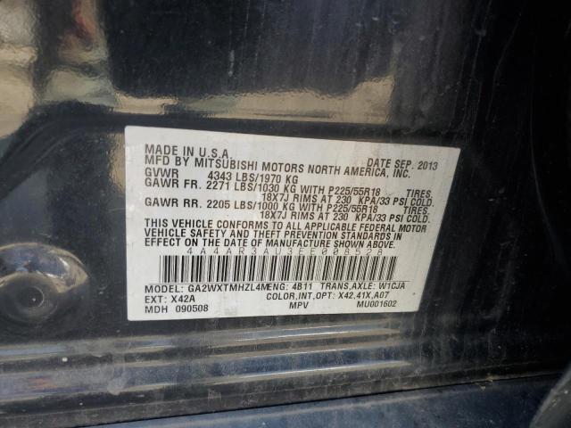 4A4AR3AU3EE008528 Mitsubishi Outlander Sport Es