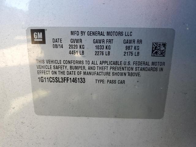 1G11C5SL3FF146133 Chevrolet MALIBU 1LT