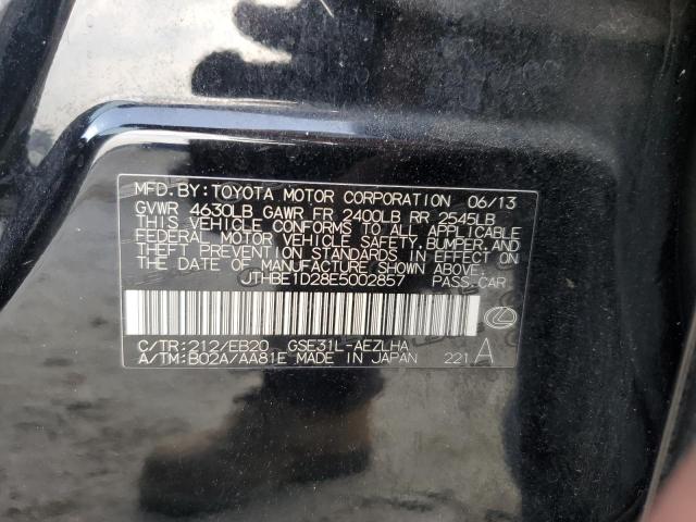 JTHBE1D28E5002857 Lexus IS 350