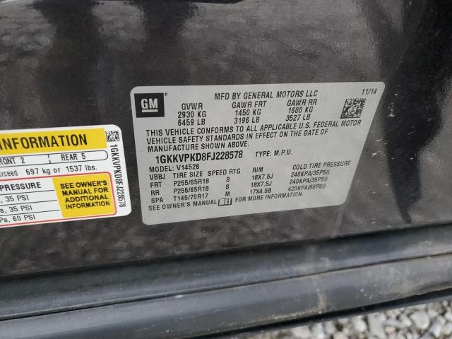 1GKKVPKD8FJ228578 GMC ACADIA SLE