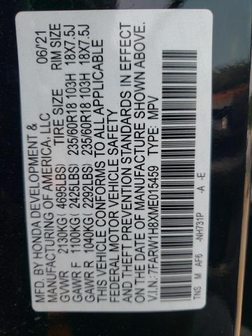 7FARW1H8XME015459 Honda CR-V EXL