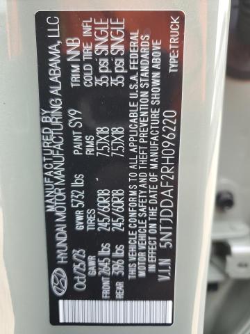 5NTJDDAF2RH096220 Hyundai Santa Cruz Xrt