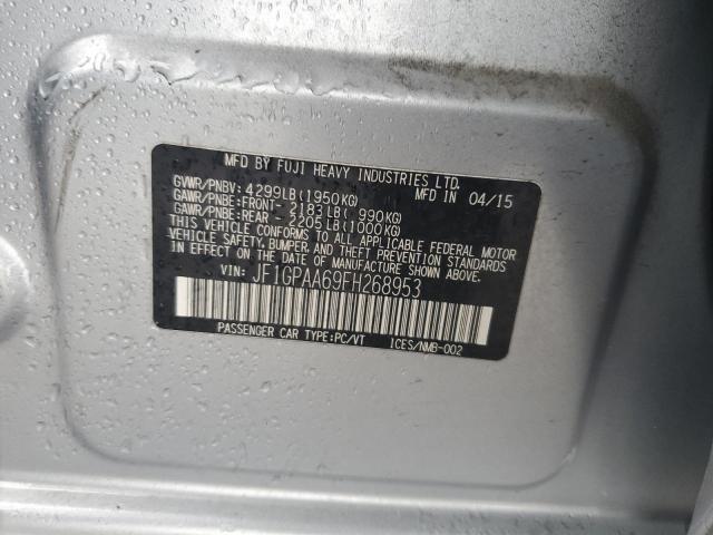 JF1GPAA69FH268953 Subaru Impreza