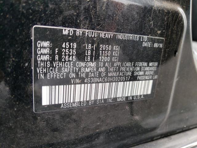 4S3BNAC60H3020517 Subaru Legacy 2.5i Premium
