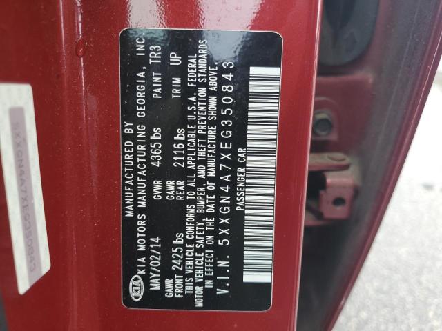 5XXGN4A7XEG350843 KIA OPTIMA EX